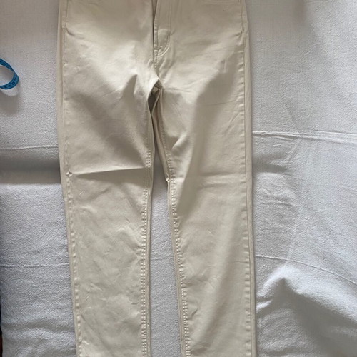 Massimo Dutti high-waisted pants like new, cream, size 38