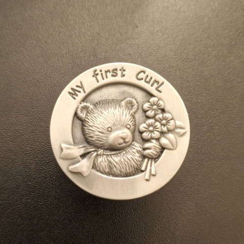 Keepsake box for storing baby's first hair