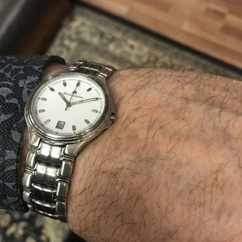 Maurice Lacroix men's watch new stainless steel with sapphire