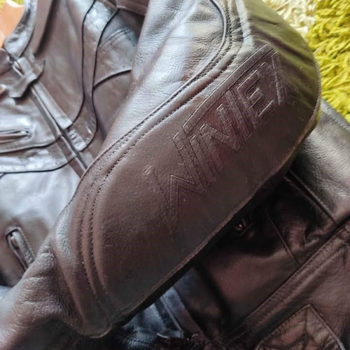 Wintex leather motorcycle jacket size XS like new