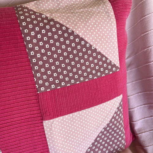 Handmade cotton bed cover and pillow case like new