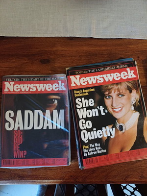 Τεύχη Newsweek μεταχειρισμένα, πακέτο 90, 1994-1996