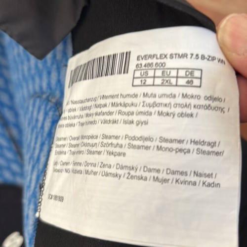 Scubapro Everflex 7/5 Women's Wetsuit 2XL