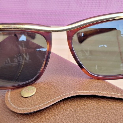 Ray Ban Olympian 2 sunglasses used, Bausch and Lomb G15 green lenses