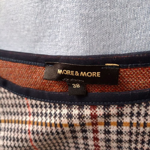 More & More dress check size M like new