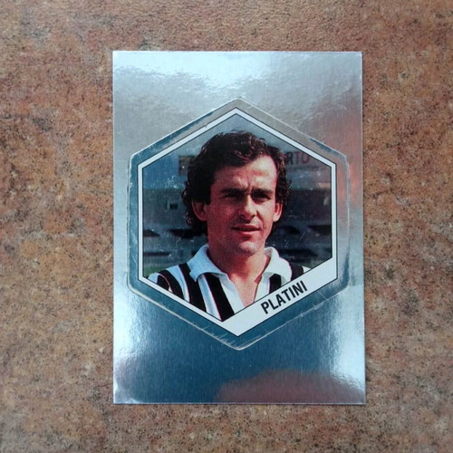 Platini sticker used from Panini Supersport 1986 collection