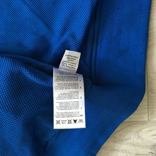 Fred Perry men's windbreaker jacket used, size L, bomber style, blue