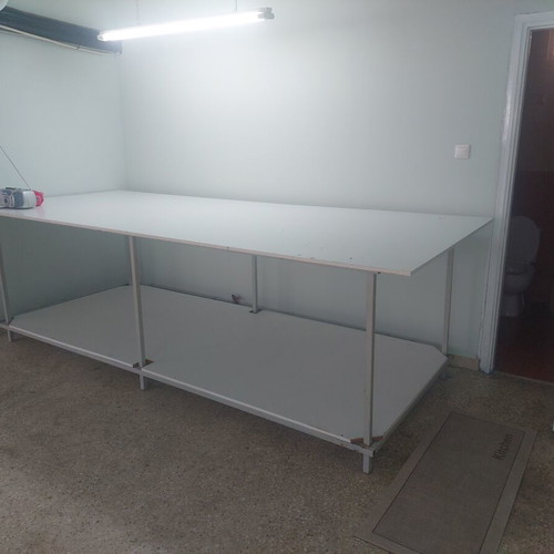 Workbench for various tasks, sturdy and heavy, 3.31m x 1.50m x 1.02m