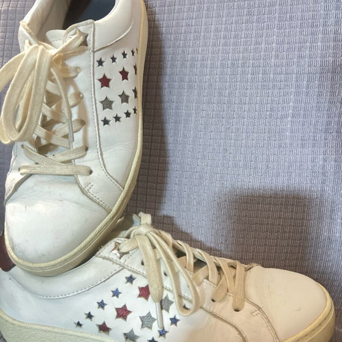 Tommy Hilfiger sneakers size 38 like new, white athletic shoes
