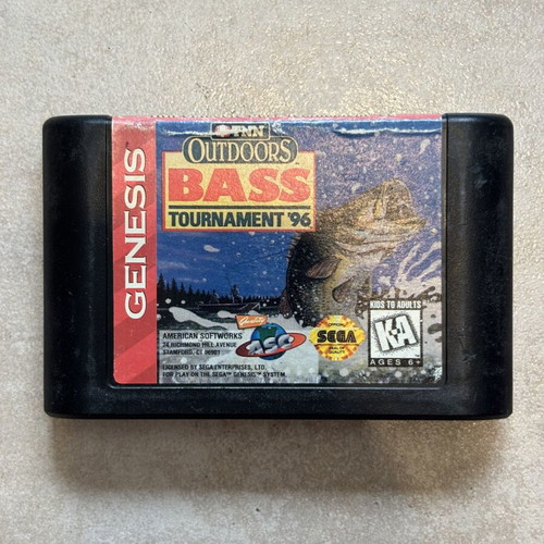 Outdoors Bass Tournament 96 Sega Genesis game