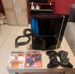 Ps3 σαν καινούργιο με 2 μοχλούς και 2 παιχνίδια