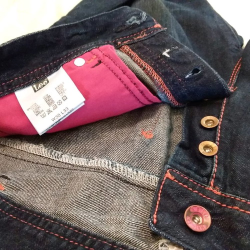 Lee jeans W30 L33 used, low rise, size M
