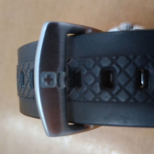 Swiss Military Hanowa men's wristwatch, black and silver