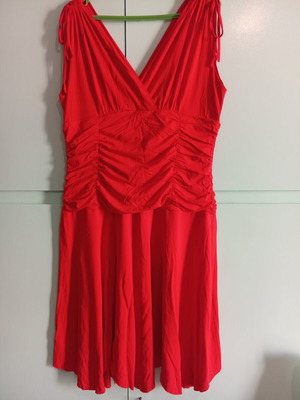 Krastline evening dress new, orange-red, size XL
