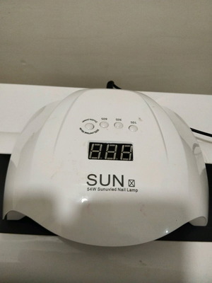 Nail lamp like new with charger