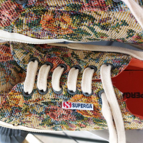 Superga sneakers used women's no41 beige athletic