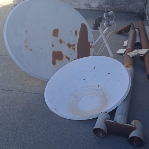Satellite antenna large used dish
