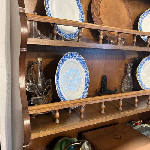 Wooden rustic buffet like new