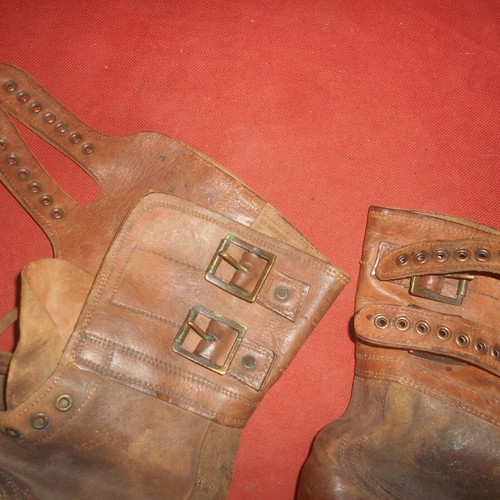 Greek Army Soldier Campaign Boots 1950-1970 used