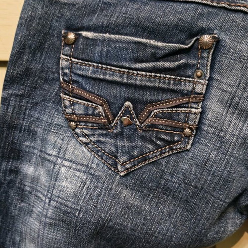 Jean pants slim fit tube blue like new