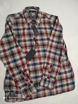 Tommy Hilfiger long-sleeve shirt XL new, blue-white-red