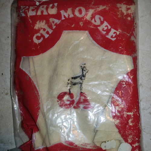 Chamois leather new, top quality, sealed