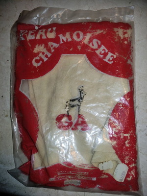 Chamois leather new, top quality, sealed