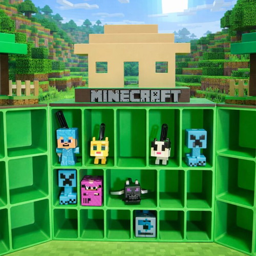 Large Minecraft kinder joy stand new