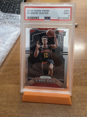 2019-20 Panini Prizm De’Andre Hunter Rookie RC Card PSA 9 Hawks like new