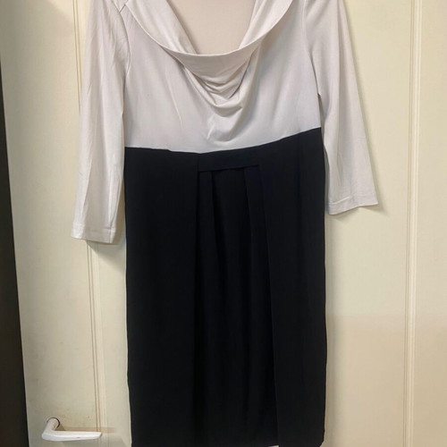 Black and white dress small like new