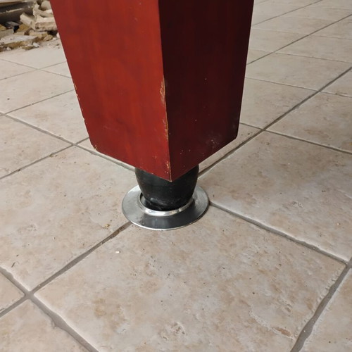 French billiard table used, classic carambole game