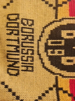 Μεγάλο διπλό κασκόλ Borussia Dortmund σαν καινούργιο