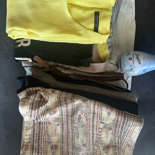 Set top-shorts Zara Mango Toi Moi Boss like new, pack of 4 (S-M) multicolor