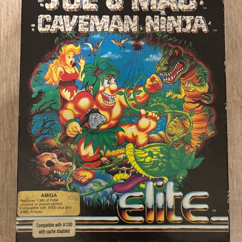 Joe & Mac Caveman Ninja Amiga Big Box used English