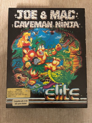 Joe & Mac Caveman Ninja Amiga Big Box used English
