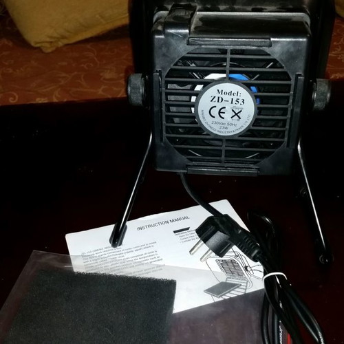 ZD-153 Soldering Fume Extraction System like new with manual and two filters