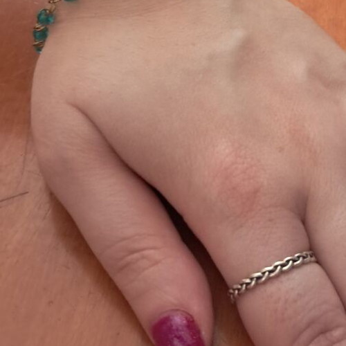 Hand Chain bracelet custom order, green and gold