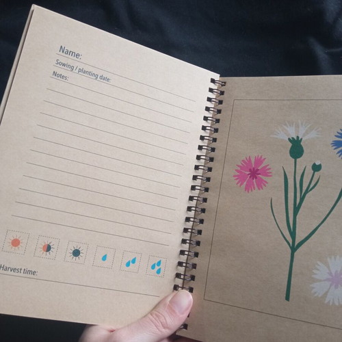 Plant calendar new, cultivation notebook