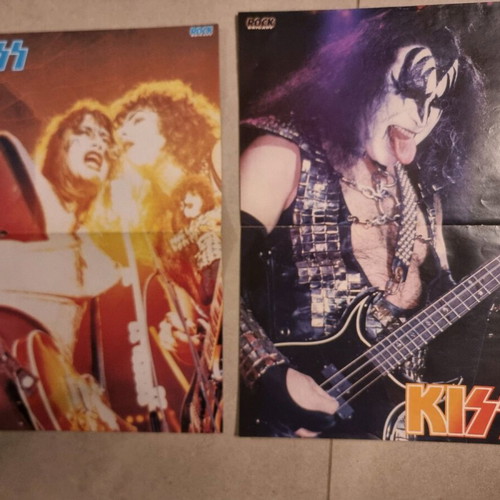 Kiss posters used, pack of 20 from magazines