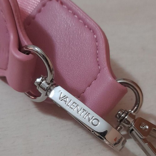 Valentino Bags fabric bag strap new, pink and silver