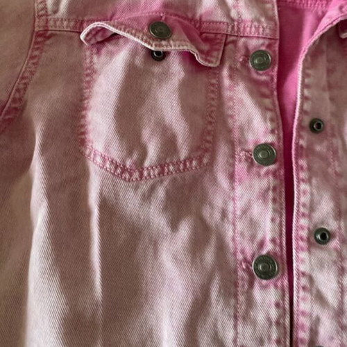 Benetton vintage pink denim set for girls, 12 years