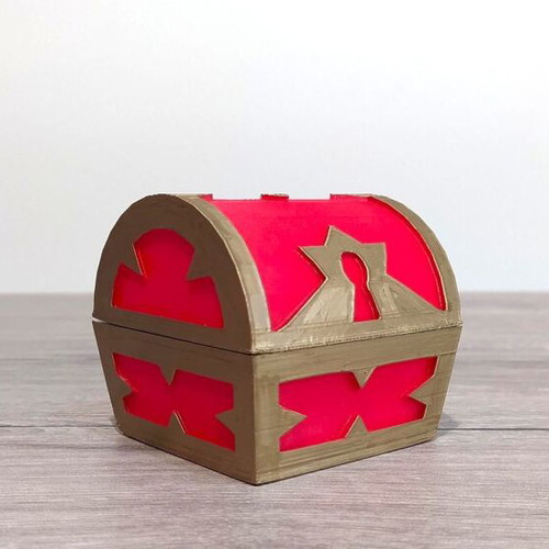 Kingdom Hearts red chest new 3D printed ring box