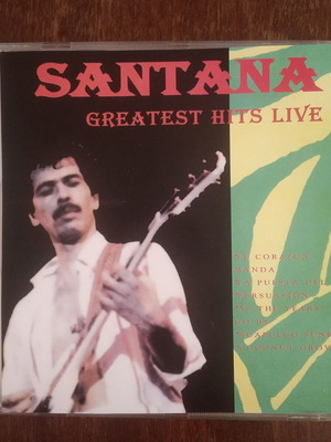 Santana Greatest Hits Live CD used, rock