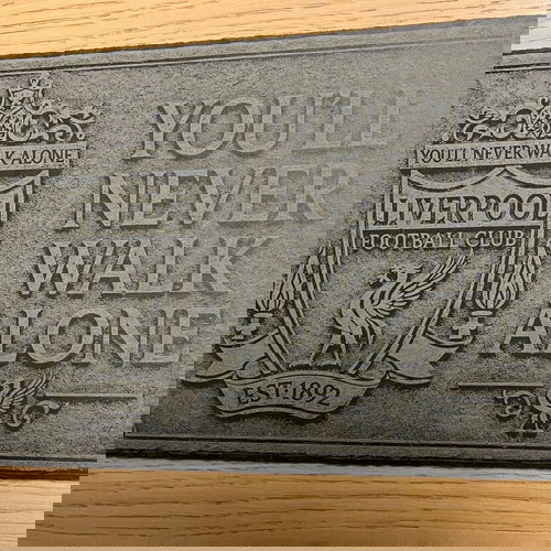 Engraved Liverpool FC stone plaque 30x20 cm new