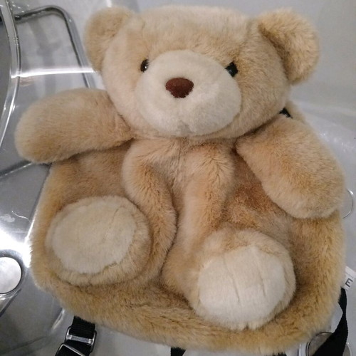 Backpack plush teddy bear like new