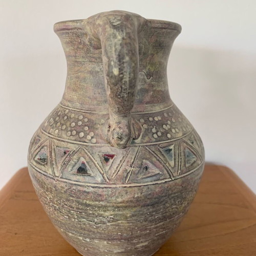 Vintage ceramic decorative amphora vase like new