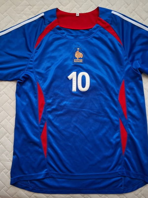 Zidane France Home Kit replica XL like new