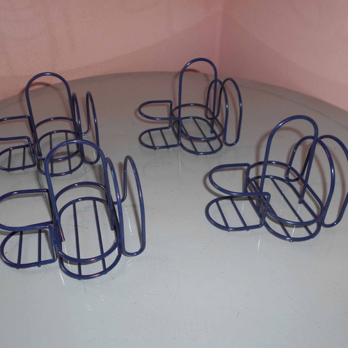 Table holders for oil, salt and pepper, napkins and toothpicks, new set of 4