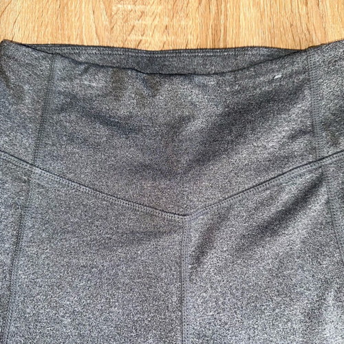 High-waisted leggings new gray with mesh details, size XS