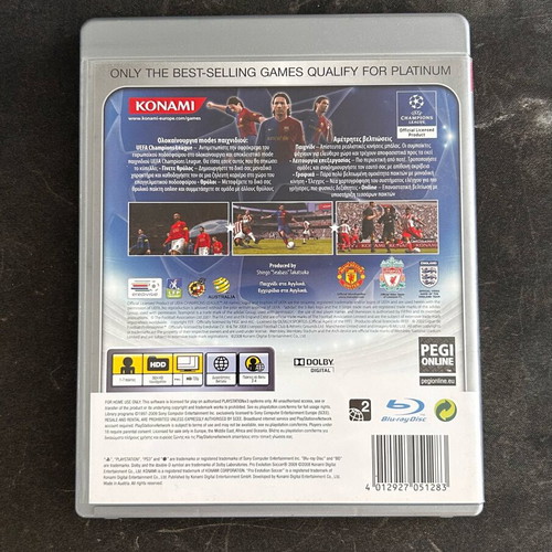 PES 2009 Messi PS3 Game complete like new